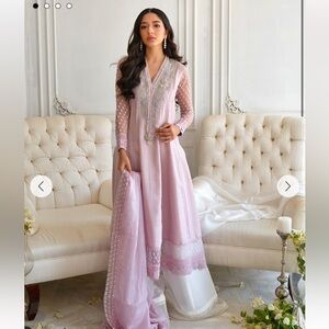 Clem Lilac Kalidaar and Dupatta Farah Talib Aziz